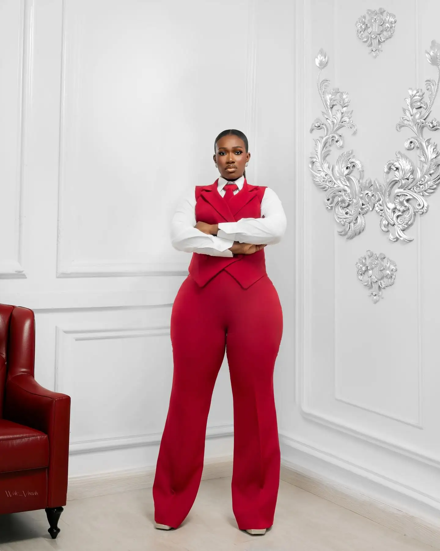 Red Women Suit Set 2 Pcs Vest+Pants Trousers Spring Cotton Formal Office Lady Jacket Sleeveless Customized Wedding Guest Coat
Red Women Suit Set 2 Pcs Vest+Pants Trousers Spring Cotton Formal Office Lady Jacket Sleeveless Customized Wedding Guest Coat