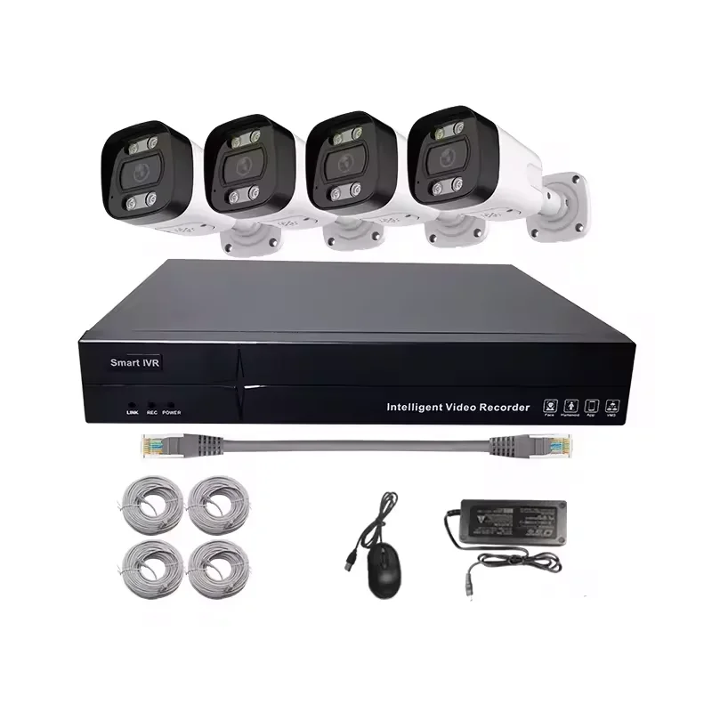 4K PoE Security Camera System Home Surveillance NVR Kits 4Pcs 8MP IP Security Camera Outdoor&Indoor
4K PoE Security Camera System Home Surveillance NVR Kits 4Pcs 8MP IP Security Camera Outdoor&Indoor