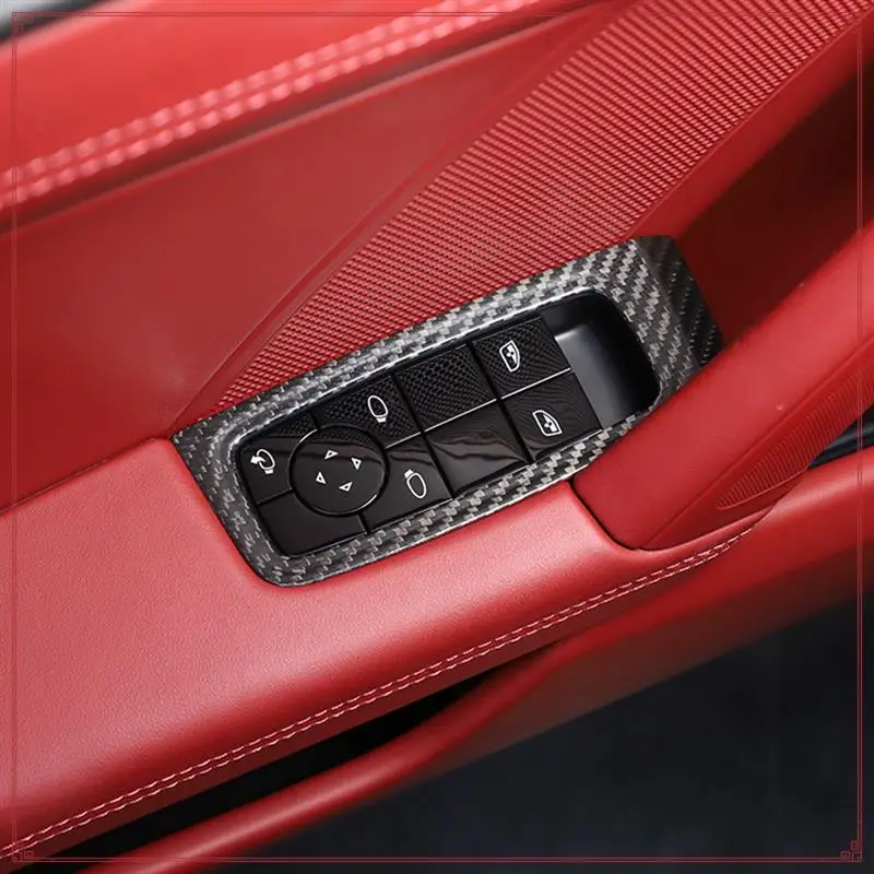 Dry Carbon Fiber Window Glass Lift Switch Panel Car Window Switch Panel Trim Interior Accessories For Porsche 911 2019-2020
Dry Carbon Fiber Window Glass Lift Switch Panel Car Window Switch Panel Trim Interior Accessories For Porsche 911 2019-2020
