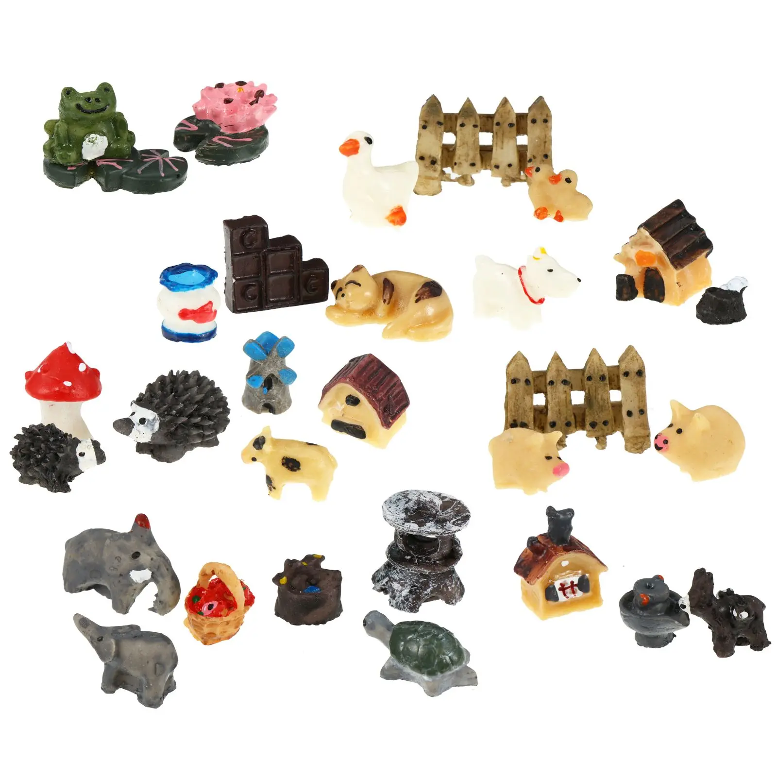 30 Pcs Succulent Ornament Plants Mini Decor Garden Resin Cartoon Miniature Landscape Bonsai Fairy
30 Pcs Succulent Ornament Plants Mini Decor Garden Resin Cartoon Miniature Landscape Bonsai Fairy
