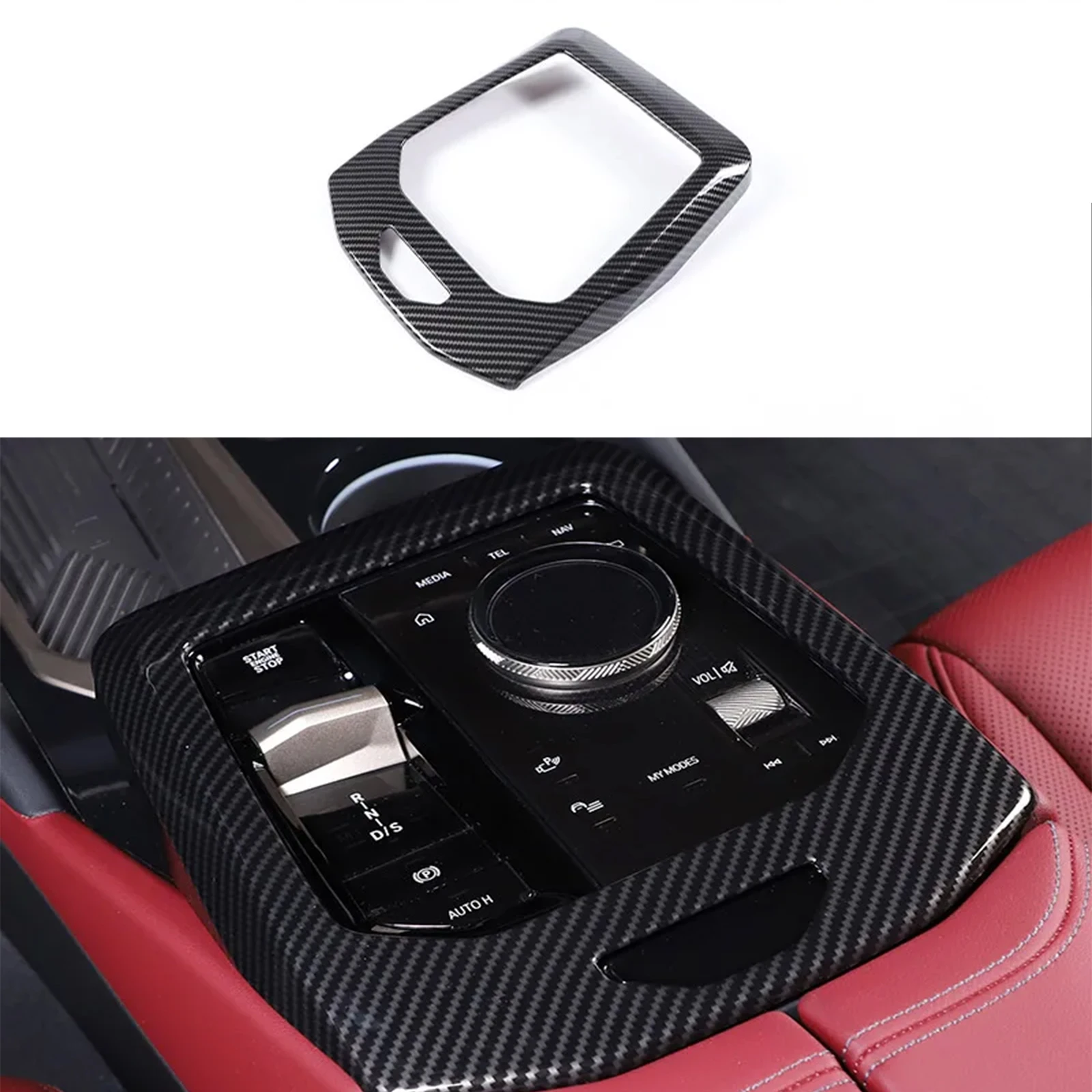 For BMW 5 Series G60 2024+up ABS Carbon Fiber Car Center Control Shift Frame Decorative Stickers Car Interior Accessories
For BMW 5 Series G60 2024+up ABS Carbon Fiber Car Center Control Shift Frame Decorative Stickers Car Interior Accessories