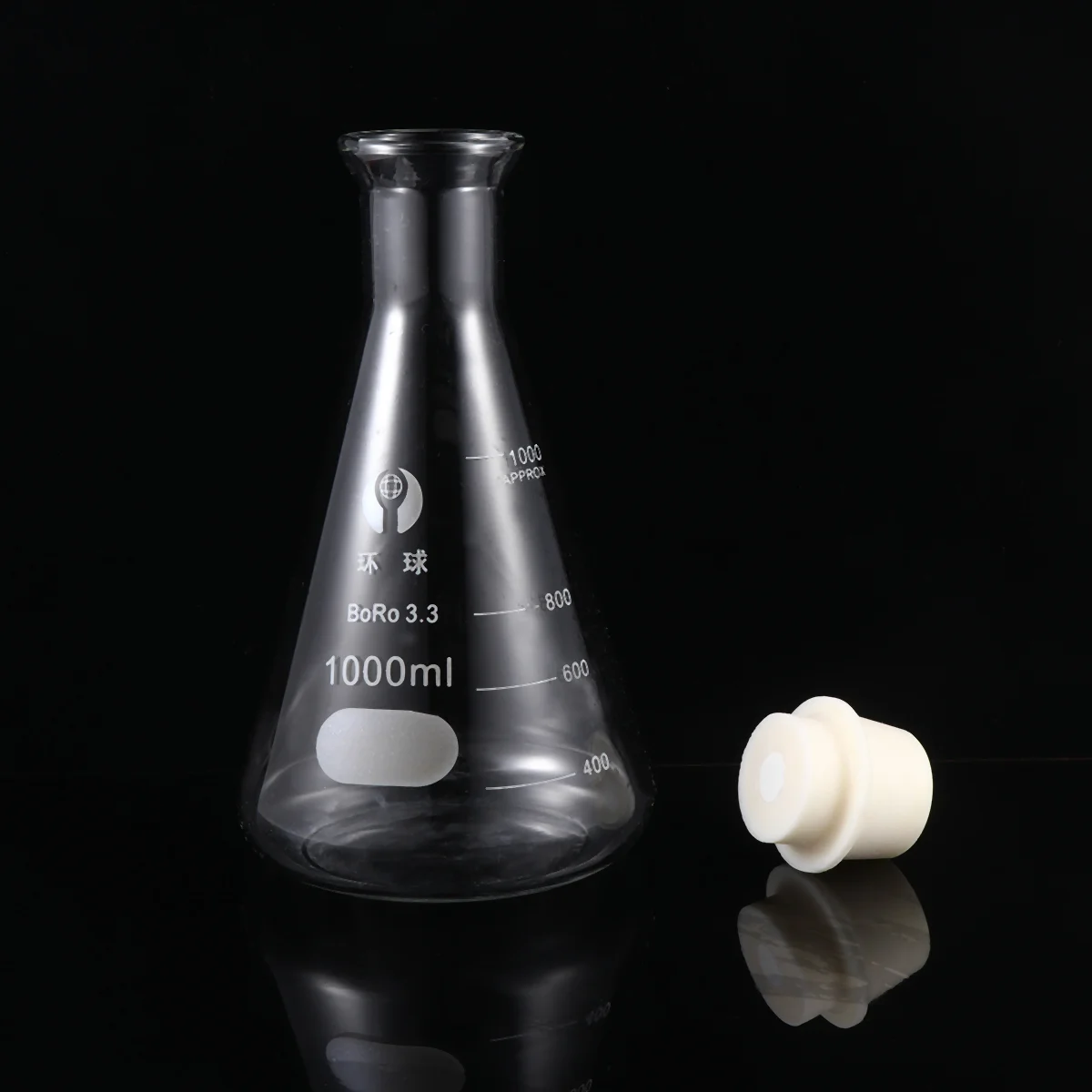 Iodine Erlenmeyer Flask Flasks Conical for Chemistry Thicken Glass Laboratory Student Use
Iodine Erlenmeyer Flask Flasks Conical for Chemistry Thicken Glass Laboratory Student Use