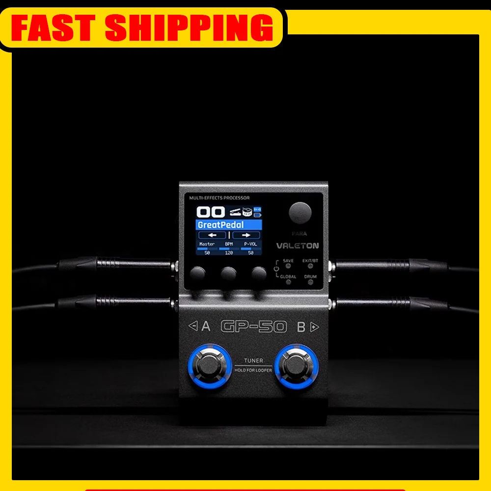 Valeton GP50 GP-50 Electric Guitar Bass Integrated Single Block Effect Device IR Box Analog Sound Card
Valeton GP50 GP-50 Electric Guitar Bass Integrated Single Block Effect Device IR Box Analog Sound Card