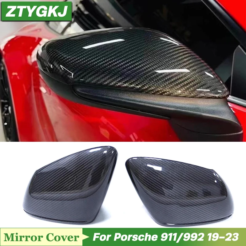 Replacement Style Dry Carbon Fiber Material Rearview Mirror Covers For Porsche 911 992 Carrera S 2019-2023
Replacement Style Dry Carbon Fiber Material Rearview Mirror Covers For Porsche 911 992 Carrera S 2019-2023