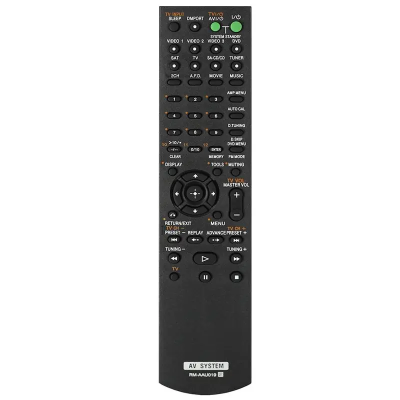 [EYEL!NEW!】 For Sony AV System Remote Control TV Remote Control RM-AAU019 RM-AAU017 RM-AAU005 RM-AAU013 HTSF2000 Remote Control
[EYEL!NEW!】 For Sony AV System Remote Control TV Remote Control RM-AAU019 RM-AAU017 RM-AAU005 RM-AAU013 HTSF2000 Remote Control