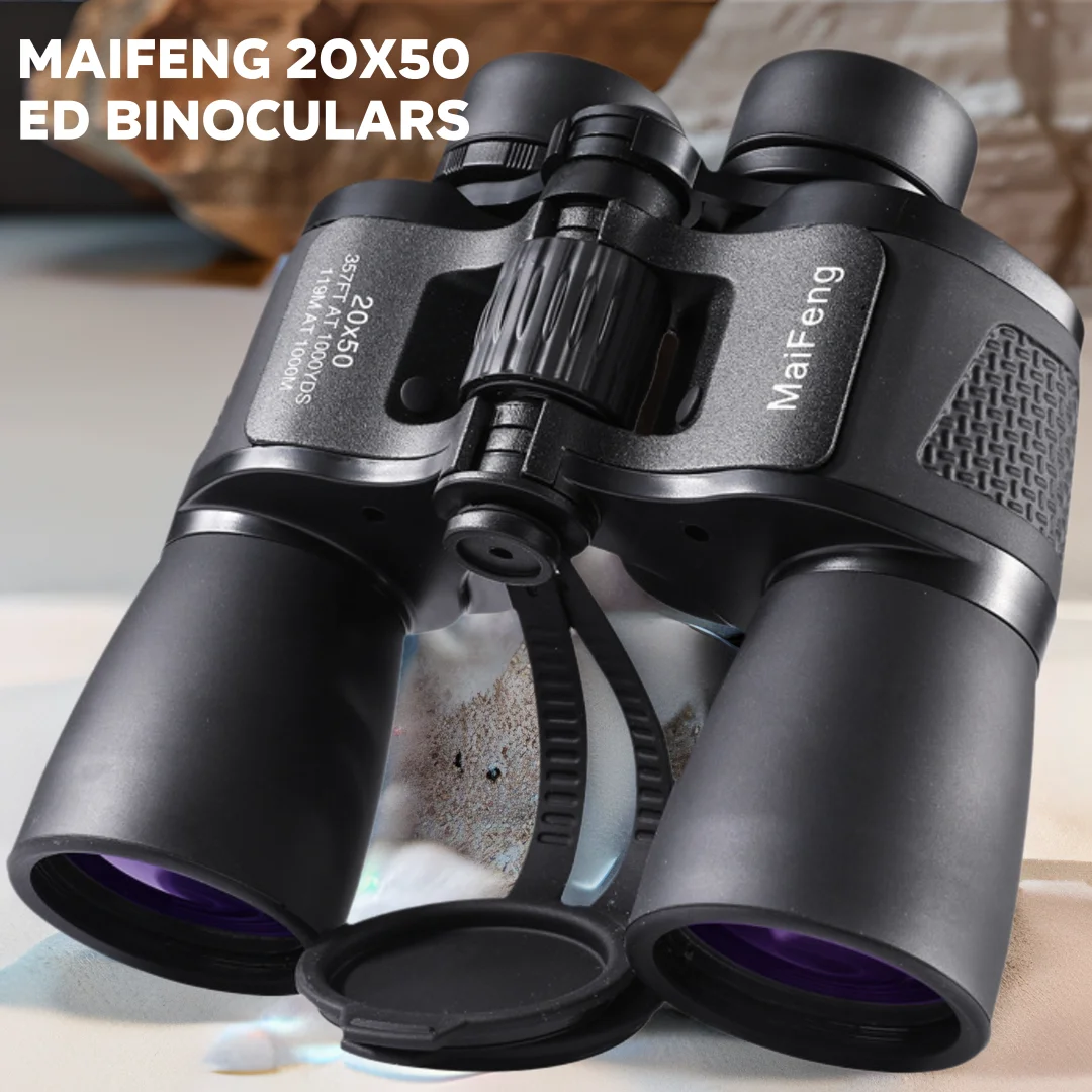 Binoclars Maifeng 20x50 Powerful Long Range Telescope ED Wide-angle Waterproof For Hunting Camping Tourism Night Vision
Binoclars Maifeng 20x50 Powerful Long Range Telescope ED Wide-angle Waterproof For Hunting Camping Tourism Night Vision