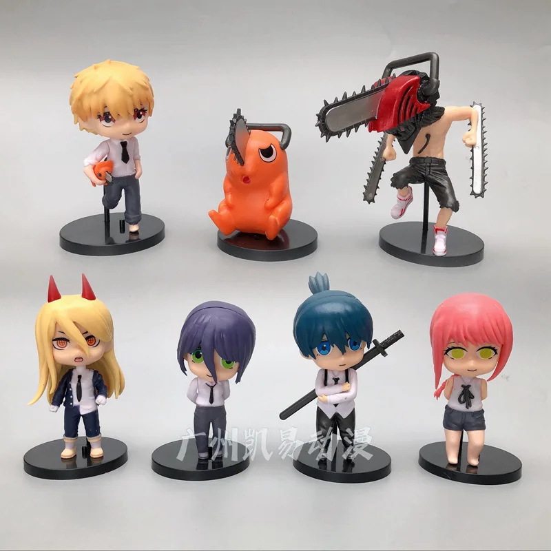 7pcs Chainsaw Man Anime Figure Action Figures Model Denji Pochita Power Makima Dolls Kids Toys Gift
7pcs Chainsaw Man Anime Figure Action Figures Model Denji Pochita Power Makima Dolls Kids Toys Gift