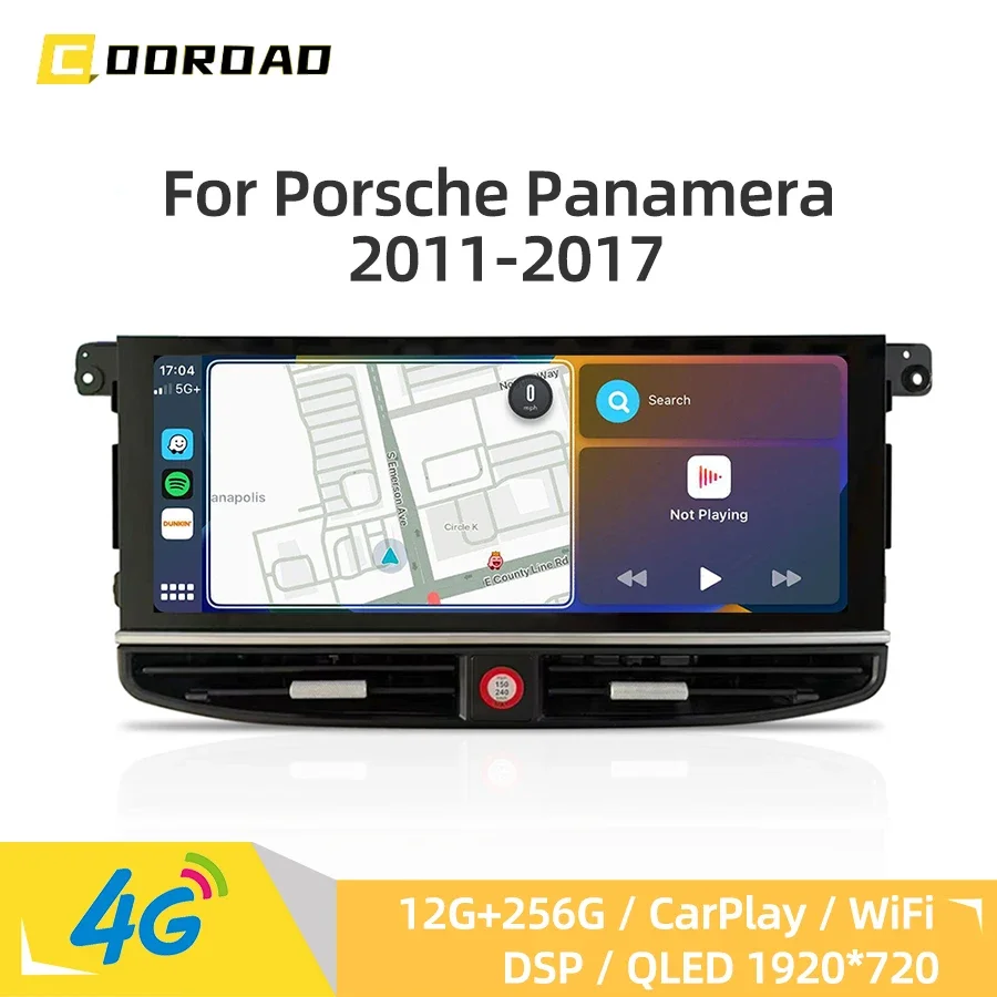 Android 14.0 CarPlay 4G WiFi GPS Navigation Car Multimedia Player Bluetooth DSP Stereo Car Radio For Porsche Panamera 2011-2017
Android 14.0 CarPlay 4G WiFi GPS Navigation Car Multimedia Player Bluetooth DSP Stereo Car Radio For Porsche Panamera 2011-2017