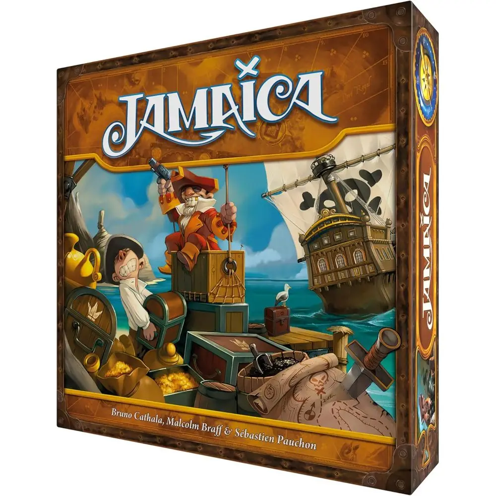 Jamaica Board Game (New Edition) - amily-riendly Pirate Racing Game, Strategy Game or Kids & Adults, Ages 8+, 2-6 Players, 30-60
Jamaica Board Game (New Edition) - amily-riendly Pirate Racing Game, Strategy Game or Kids & Adults, Ages 8+, 2-6 Players, 30-60