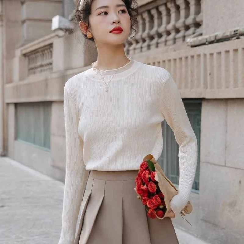Tongxiang Lace Fit Knitted Sweater High Neck Women's Autumn Winter Fashion Guangzhou Thirteenth Factory Store Regular Sleeve ...
Tongxiang Lace Fit Knitted Sweater High Neck Women's Autumn Winter Fashion Guangzhou Thirteenth Factory Store Regular Sleeve ...