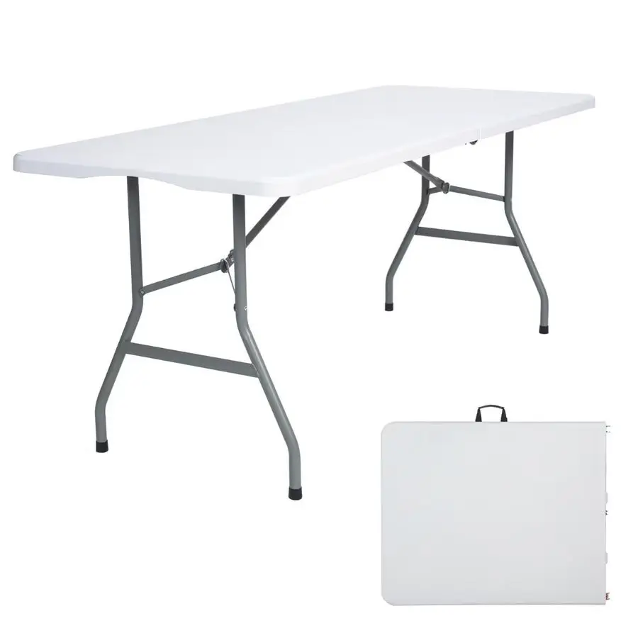 6ft Folding Table Plastic Fold in Half w Handle Heavy Duty Portable Indoor Outdoor for Garden Party Picnic Camping BBQ Dining K
6ft Folding Table Plastic Fold in Half w Handle Heavy Duty Portable Indoor Outdoor for Garden Party Picnic Camping BBQ Dining K