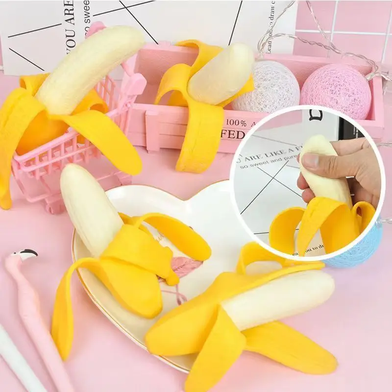 Viral Peeled Banana Squishy Toy Simulation Fruit Funny Prank Stress Relief Squeeze Decompression Vent Toy
Viral Peeled Banana Squishy Toy Simulation Fruit Funny Prank Stress Relief Squeeze Decompression Vent Toy