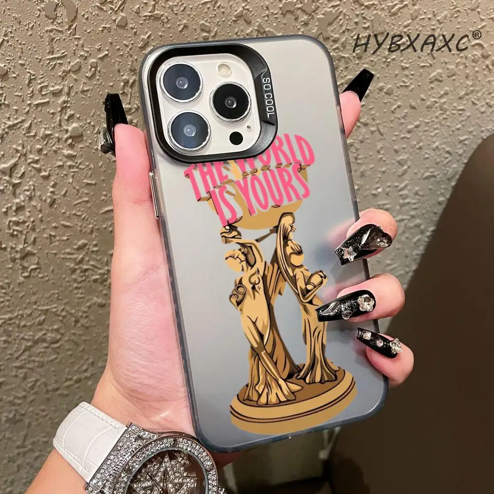 Epc Scarfaces The World Is Yours Phone Case For iPhone 17 16 15 11 12 14 13 Pro Max Mini X XS XR 7 Plus SE Hot-selling materials
Epc Scarfaces The World Is Yours Phone Case For iPhone 17 16 15 11 12 14 13 Pro Max Mini X XS XR 7 Plus SE Hot-selling materials
