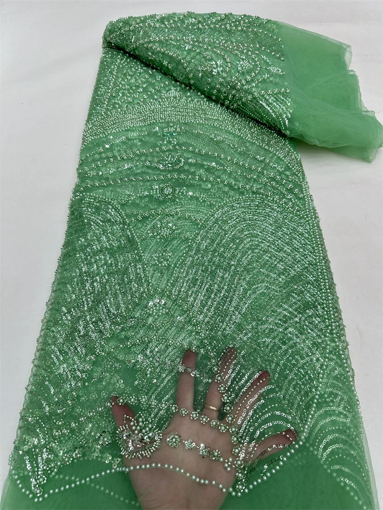 Luxury French Mesh Embroidery Beaded Lace Fabric African Nigerian Sequins Lace Fabric For Wedding Dress Sewing Material RF
Luxury French Mesh Embroidery Beaded Lace Fabric African Nigerian Sequins Lace Fabric For Wedding Dress Sewing Material RF
