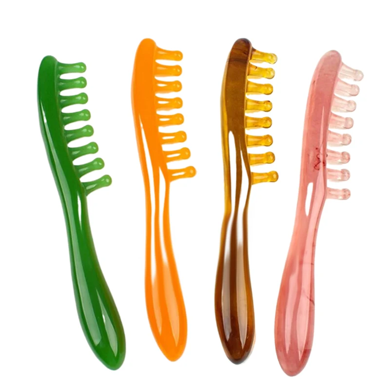 Multifunction Resin Massage Comb Head Scalp Meridian Massage Comb Long Handle Acupoint Comb Face Arms Thighs Scraping Massager
Multifunction Resin Massage Comb Head Scalp Meridian Massage Comb Long Handle Acupoint Comb Face Arms Thighs Scraping Massager