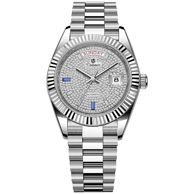 Dulunwe Новые часы Datejusts с календарем Reloj Hombre Модные роскошные часы Мужские полностью автоматические механические часы
Dulunwe Новые часы Datejusts с календарем Reloj Hombre Модные роскошные часы Мужские полностью автоматические механические часы