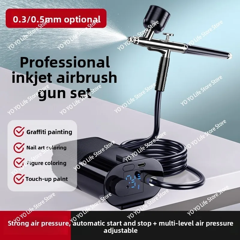 Multifunctional electric airbrush gun acrylic paint painting spray gun figure coloring
Multifunctional electric airbrush gun acrylic paint painting spray gun figure coloring