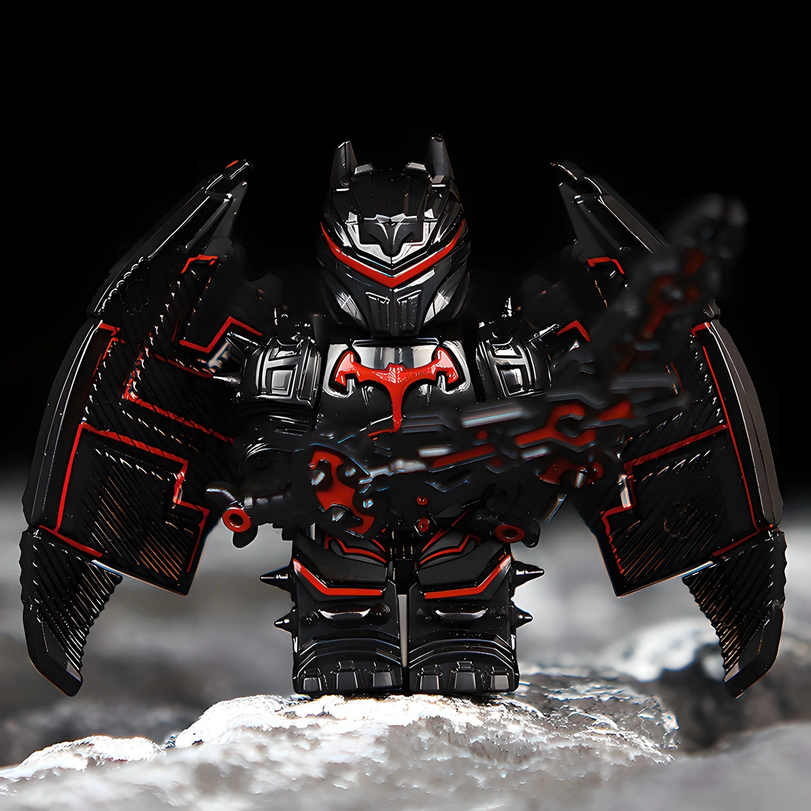 Third-party Renminbi CD14 Bat Mecha Mobile Hero Dark Hell Assembly Building Block Toy
Third-party Renminbi CD14 Bat Mecha Mobile Hero Dark Hell Assembly Building Block Toy