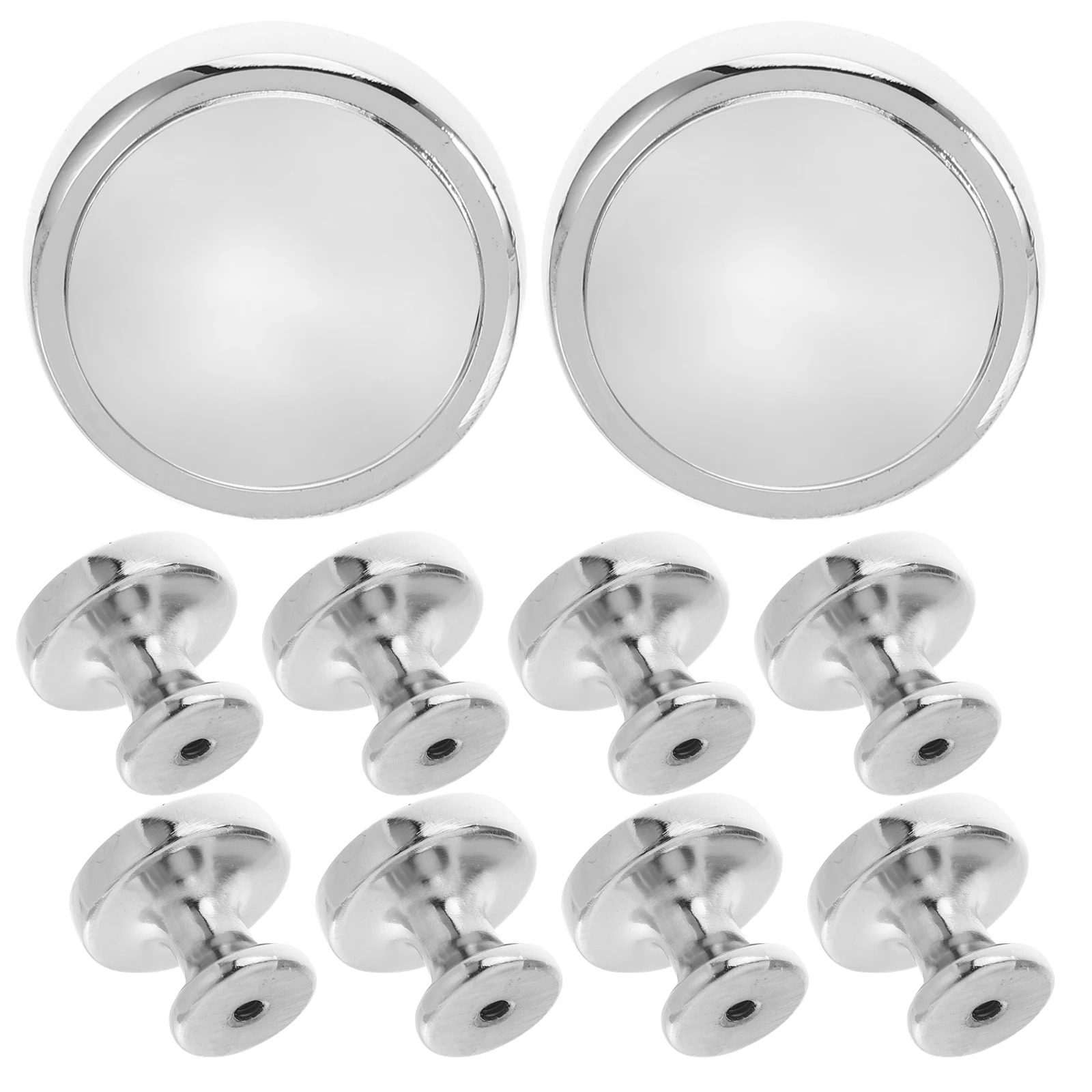 10Pcs Round Cabinet Knobs Single Hole Aluminum Alloy Handles for Kitchen Cupboards Wardrobe Dresser Silver Decorative Pulls 
10Pcs Round Cabinet Knobs Single Hole Aluminum Alloy Handles for Kitchen Cupboards Wardrobe Dresser Silver Decorative Pulls