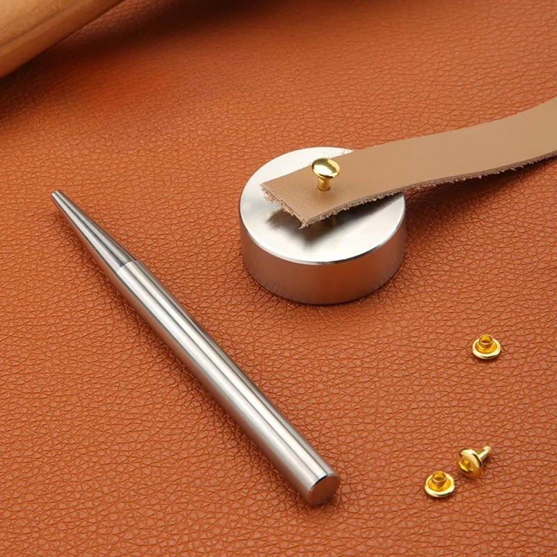 Stainless Steel Nail Installation Fixture Set Handcrafted Leather Tools DIY Leathercraft Bag Plate Lock Screw Nail Fixation Tool
Stainless Steel Nail Installation Fixture Set Handcrafted Leather Tools DIY Leathercraft Bag Plate Lock Screw Nail Fixation Tool