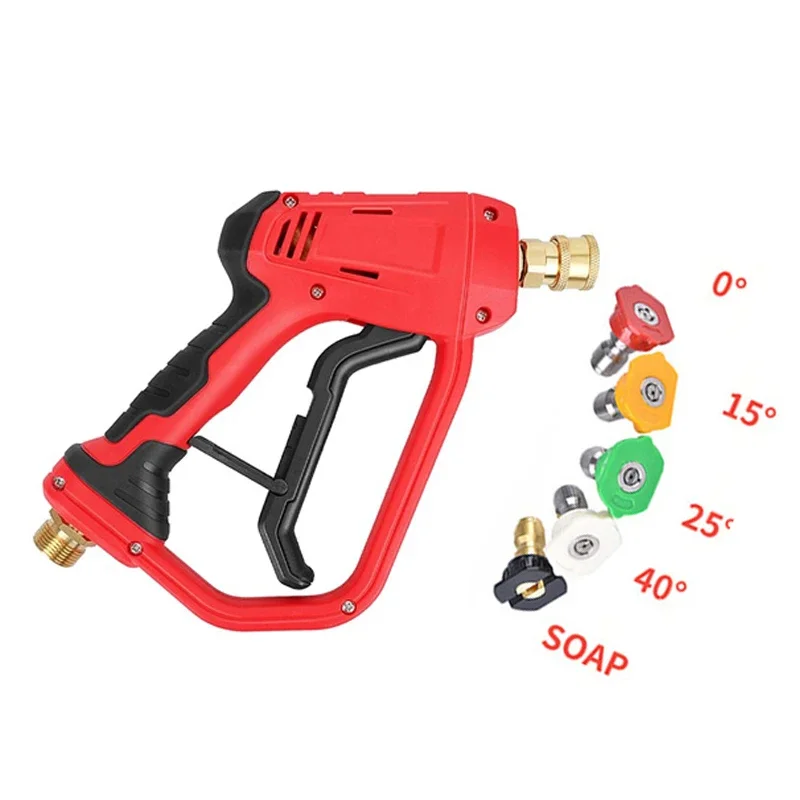 High Pressure Car Wash Water Gun Aluminum Core Quick Insertion FiveColor Fan Shaped Nozzle Union Nozzle Car Washing
High Pressure Car Wash Water Gun Aluminum Core Quick Insertion FiveColor Fan Shaped Nozzle Union Nozzle Car Washing