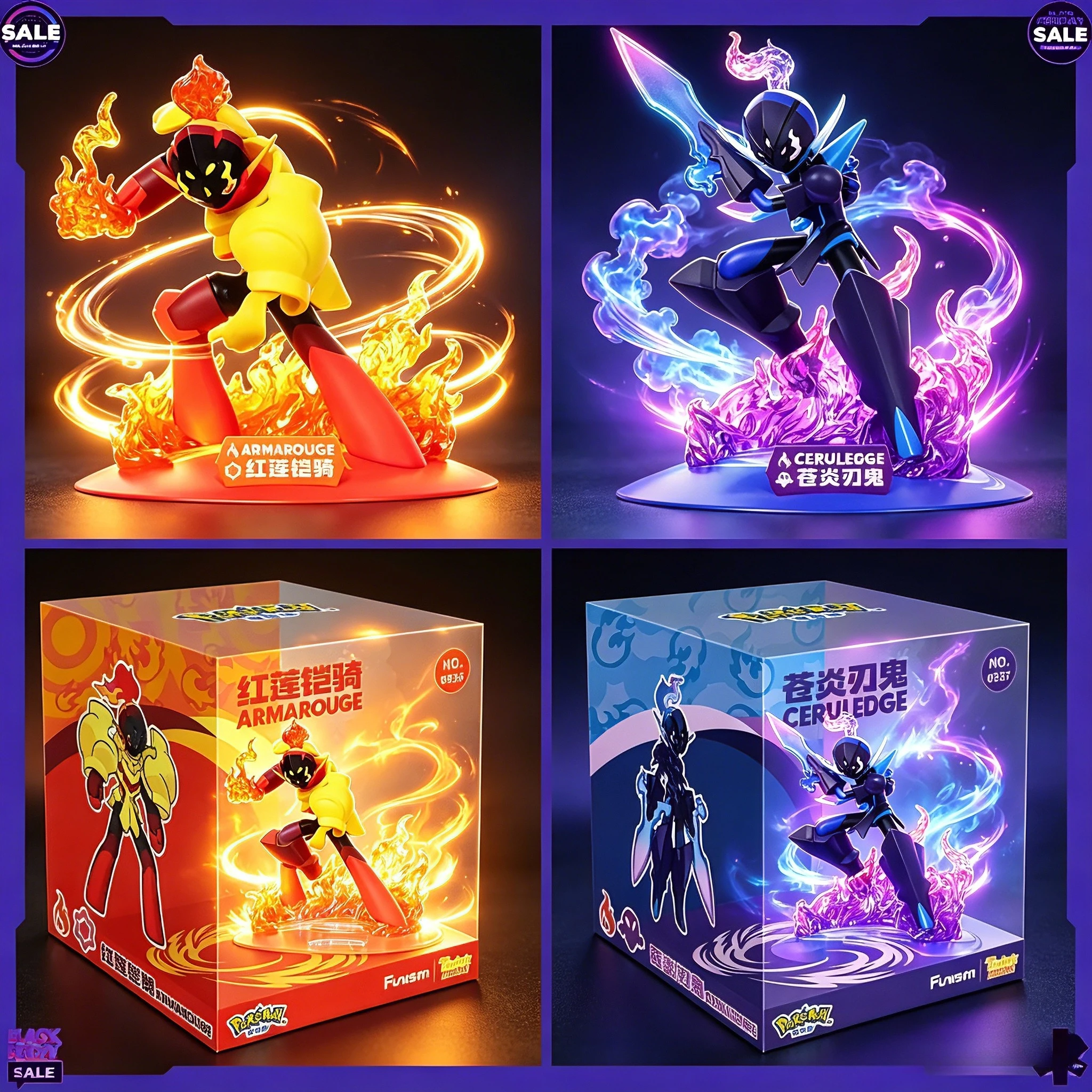 Pokemon Anime Original Genuine ARMAROUGE CERULEDGE Action Figures Home Collection Model Ornaments Toys Birthday Gifts
Pokemon Anime Original Genuine ARMAROUGE CERULEDGE Action Figures Home Collection Model Ornaments Toys Birthday Gifts