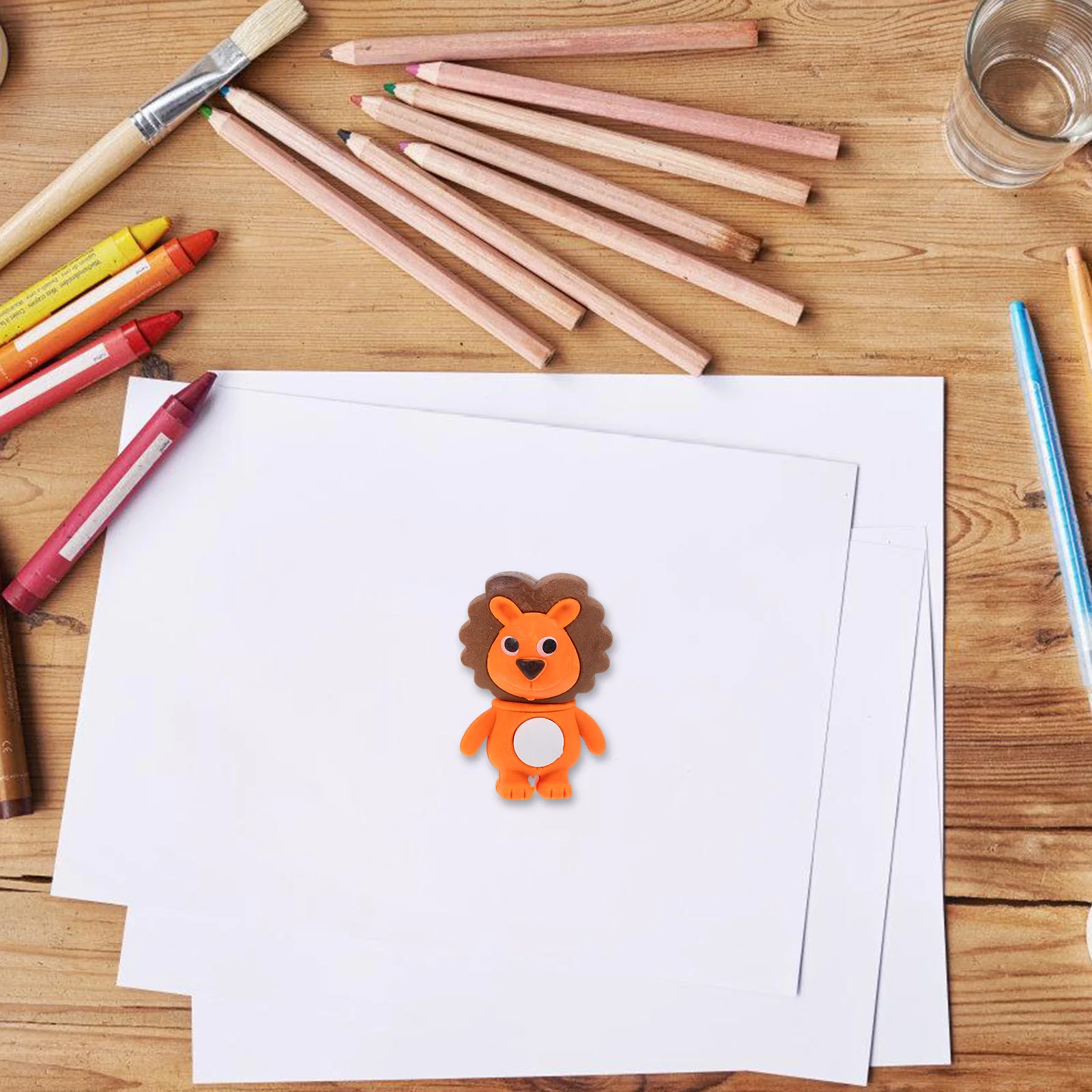 24Pcs 3D Lion Shaped Erasers Delicate Kids School Supplies Multi-Function Wear-Resistant Portable Mini Pencil Erasers Daily Use
24Pcs 3D Lion Shaped Erasers Delicate Kids School Supplies Multi-Function Wear-Resistant Portable Mini Pencil Erasers Daily Use