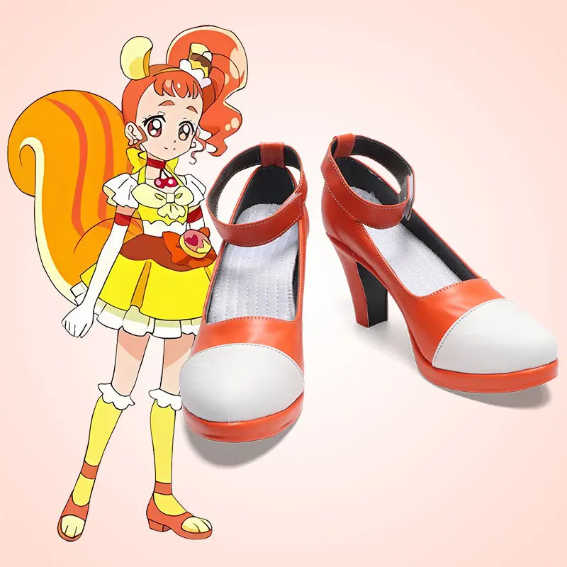 Обувь для косплея Arisugawa Himari Cure Custard, ботинки KiraKiran Pretty Cure A La Mode, аксессуары и реквизит для костюма на Хэллоуин
Обувь для косплея Arisugawa Himari Cure Custard, ботинки KiraKiran Pretty Cure A La Mode, аксессуары и реквизит для костюма на Хэллоуин