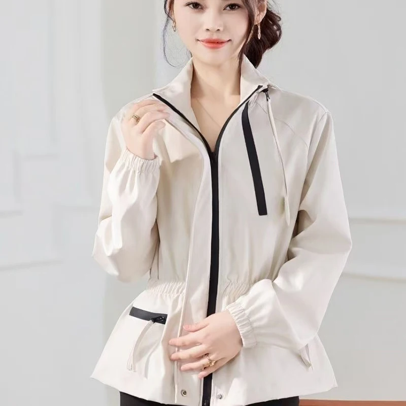 Женский плащ 2022, осенний темперамент, модная женская верхняя одежда с талией и длинными рукавами, повседневные универсальные женские ветровки, топы
Женский плащ 2022, осенний темперамент, модная женская верхняя одежда с талией и длинными рукавами, повседневные универсальные женские ветровки, топы