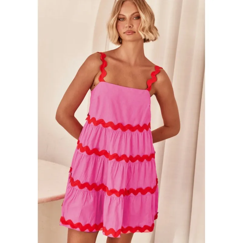 Summer Striped Print A-line Mini Dress Female Fashion Loose Sexy Backless Holiday Beach Spaghetti Strap Dress For Women Vestidos
Summer Striped Print A-line Mini Dress Female Fashion Loose Sexy Backless Holiday Beach Spaghetti Strap Dress For Women Vestidos