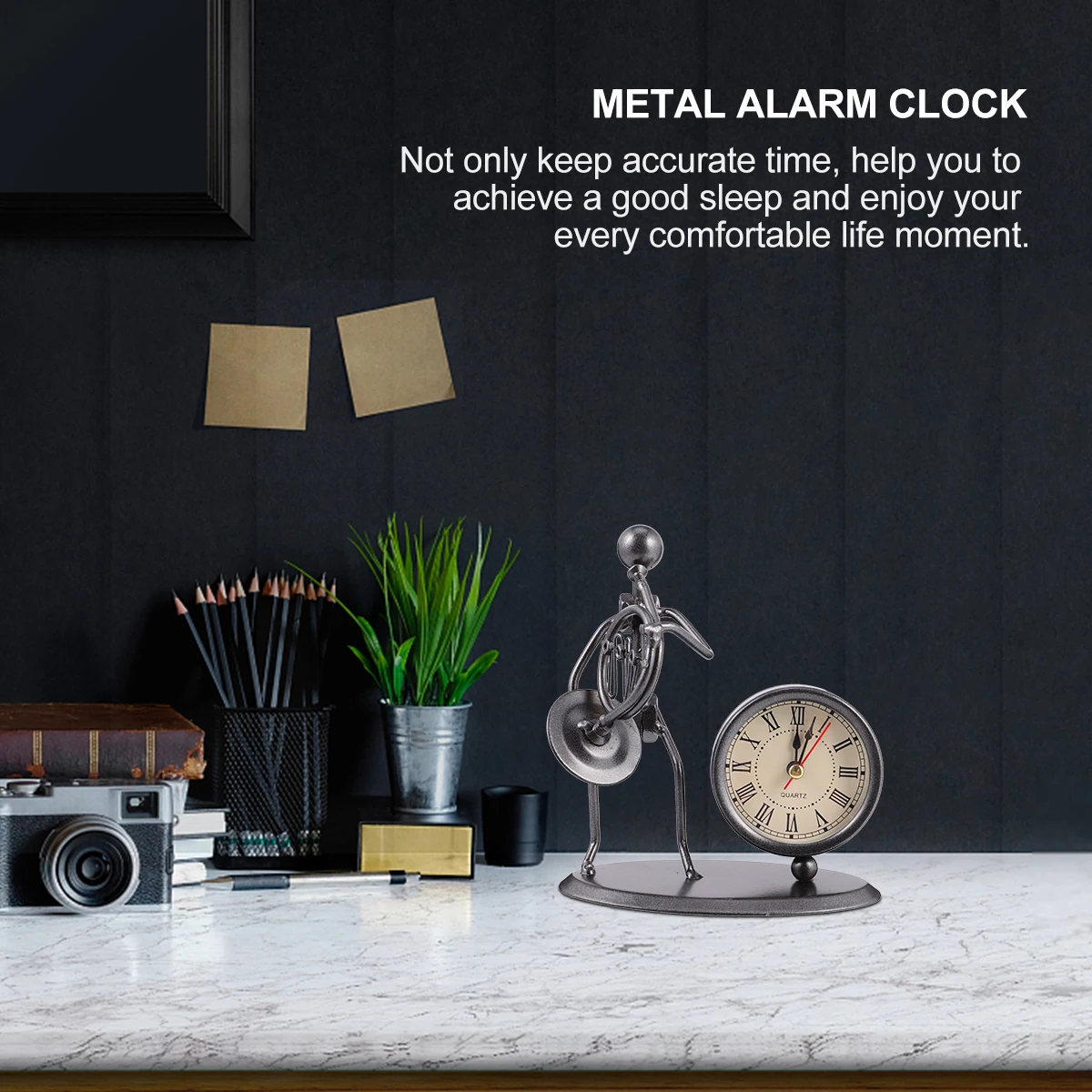 Retro Desktop Clock Creative Metal Alarm Clock Vintage Nordic Design Home Decoration Accurate Time Comfortable Life Moments
Retro Desktop Clock Creative Metal Alarm Clock Vintage Nordic Design Home Decoration Accurate Time Comfortable Life Moments