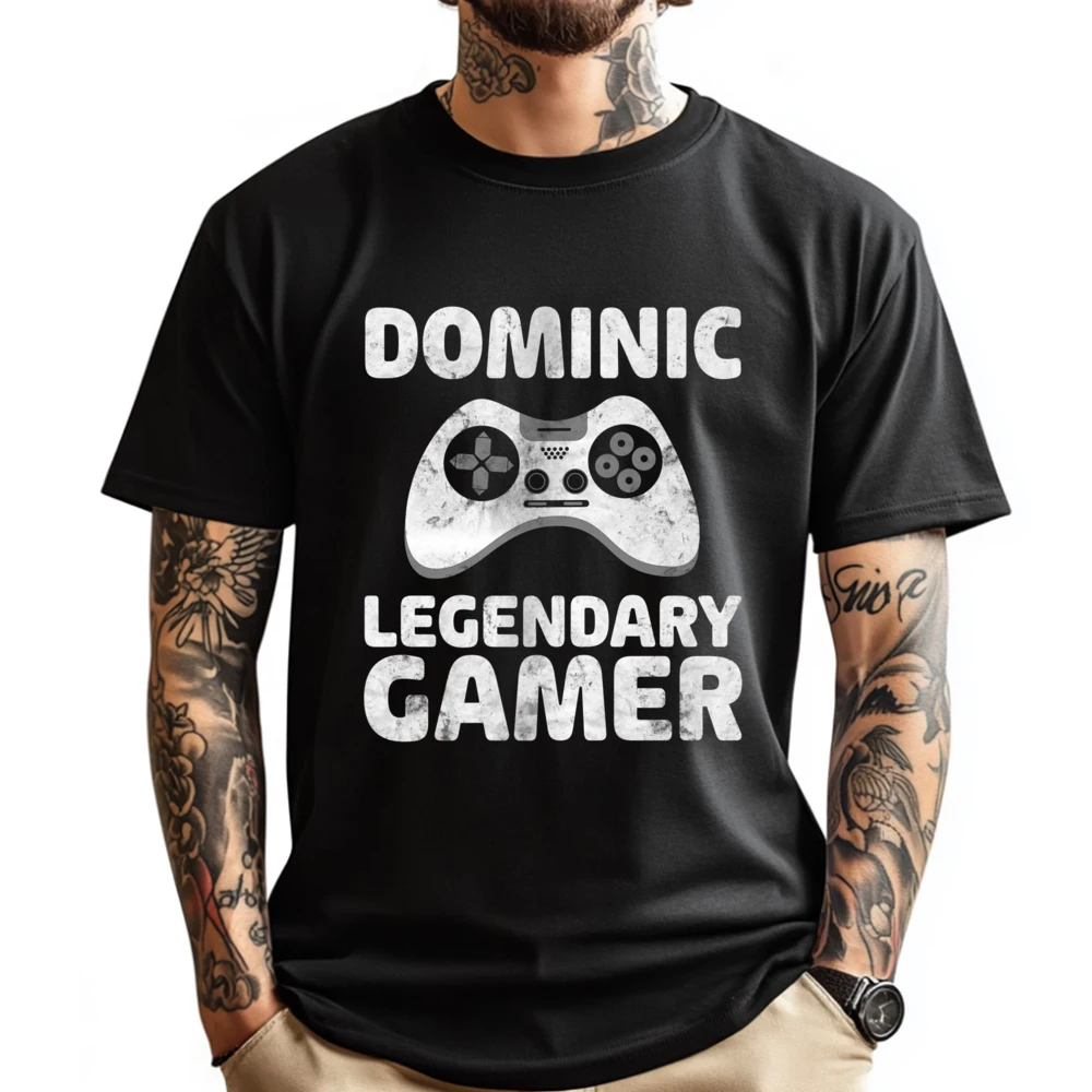 Персонализированная футболка Legendary Gamer Dominic с именем видеогеймера, мужская футболка большого размера, мужская футболка на день матери
Персонализированная футболка Legendary Gamer Dominic с именем видеогеймера, мужская футболка большого размера, мужская футболка на день матери