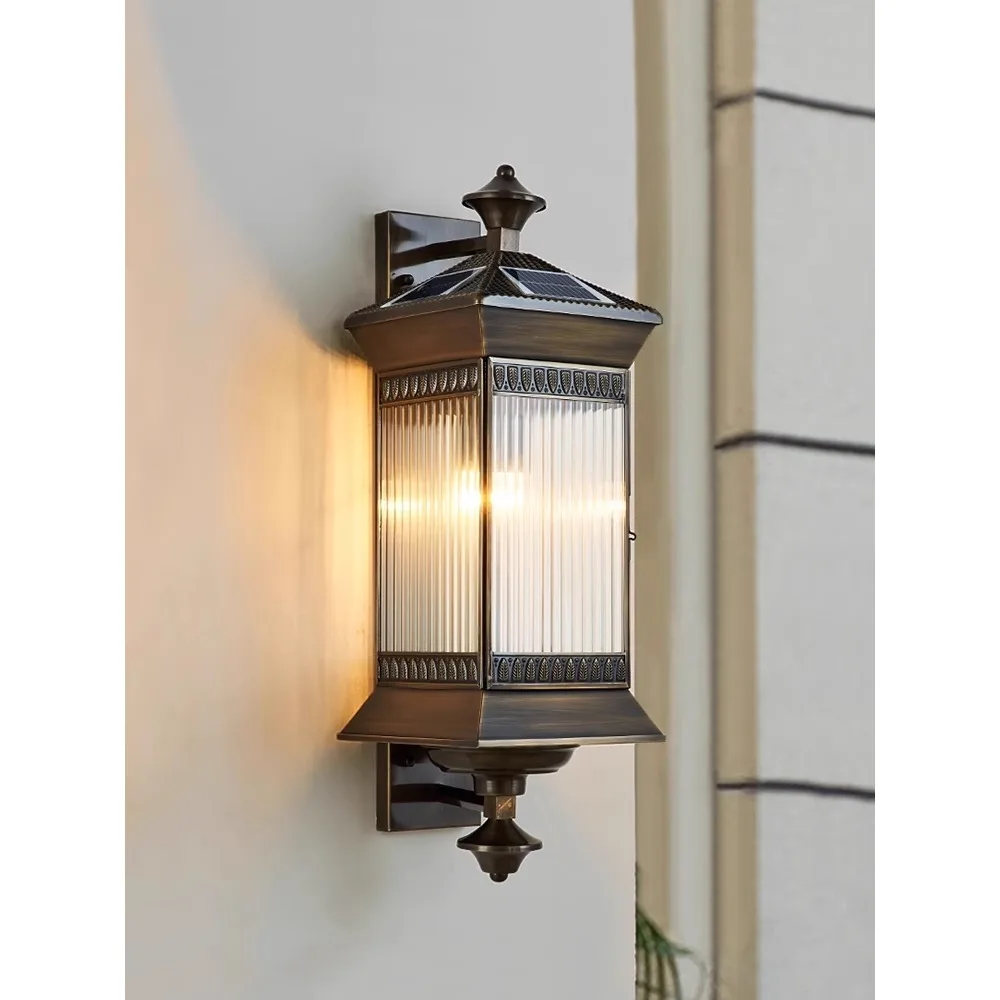 *All copper solar wall lamp outdoor retro courtyard waterproof garden villa door wall lamp atmospheric automatic
*All copper solar wall lamp outdoor retro courtyard waterproof garden villa door wall lamp atmospheric automatic