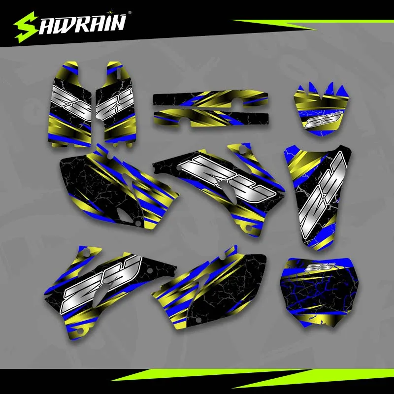 Мотоциклетные графические фоны Sawrain, наборы наклеек для YAMAHA 06-09 YZF 250 450
Мотоциклетные графические фоны Sawrain, наборы наклеек для YAMAHA 06-09 YZF 250 450