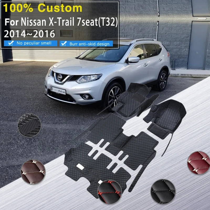 Автомобильный коврик для Nissan X-Trail T32 2014 2015 2016, 7-местный кожаный коврик, коврик для автомобиля, автомобильные коврики, напольные автомобильные аксессуары
Автомобильный коврик для Nissan X-Trail T32 2014 2015 2016, 7-местный кожаный коврик, коврик для автомобиля, автомобильные коврики, напольные автомобильные аксессуары