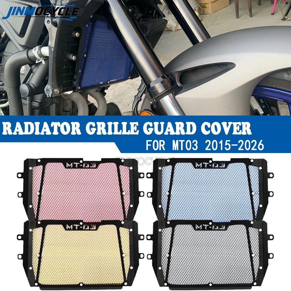 JINMOCYCLE New Radiator Grille Grill Guard Cover Protector For Yamaha MT-03 MT 03 MT03 2015~ 2020 2021 2022 2023 2024 2025 2026
JINMOCYCLE New Radiator Grille Grill Guard Cover Protector For Yamaha MT-03 MT 03 MT03 2015~ 2020 2021 2022 2023 2024 2025 2026