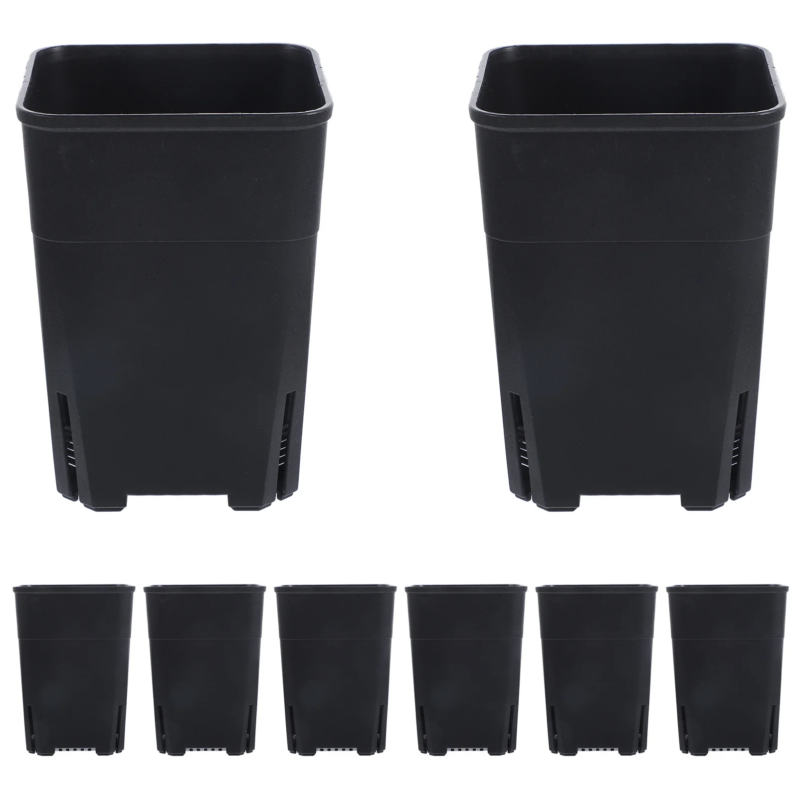 8pcs Root Control Flower Pots Plastic Planting Pot For Indoor Plants Large Nursery Garden Flowerpots Drainage Holes Succulent
8pcs Root Control Flower Pots Plastic Planting Pot For Indoor Plants Large Nursery Garden Flowerpots Drainage Holes Succulent
