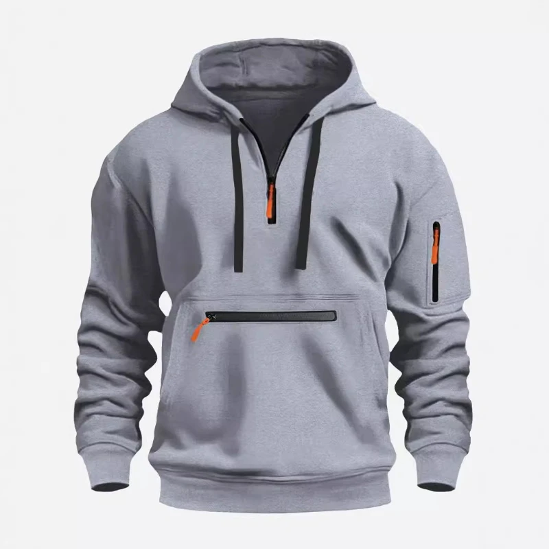 2025 Men's Hooded Sweater Leisure Sports Pullover Retro Harajuku Long Sleeve Zipper Multi-pocket Casual Loose Coat Street Wear
2025 Men's Hooded Sweater Leisure Sports Pullover Retro Harajuku Long Sleeve Zipper Multi-pocket Casual Loose Coat Street Wear