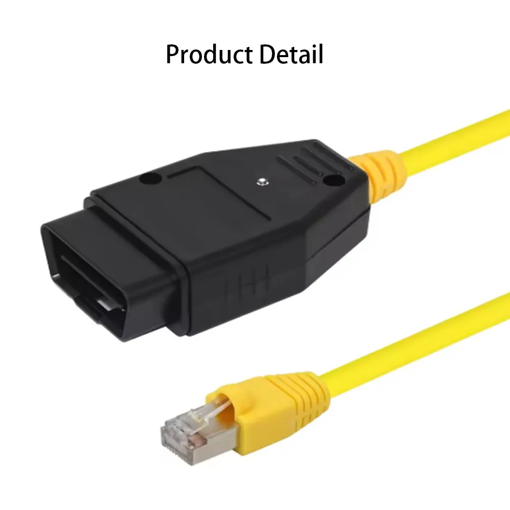 High Performance Ethernet OBD Connect Cable Suitable for BMW E-SYS ICOM Coding F G Series Vehicle Diagnostic Repair Tool
High Performance Ethernet OBD Connect Cable Suitable for BMW E-SYS ICOM Coding F G Series Vehicle Diagnostic Repair Tool