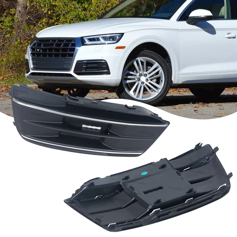 Для Audi Q5 2018-2020: Рамка противотуманной фары, передняя решетка, воздухозаборник, аксессуары 80A807680D, 80A807679D
Для Audi Q5 2018-2020: Рамка противотуманной фары, передняя решетка, воздухозаборник, аксессуары 80A807680D, 80A807679D