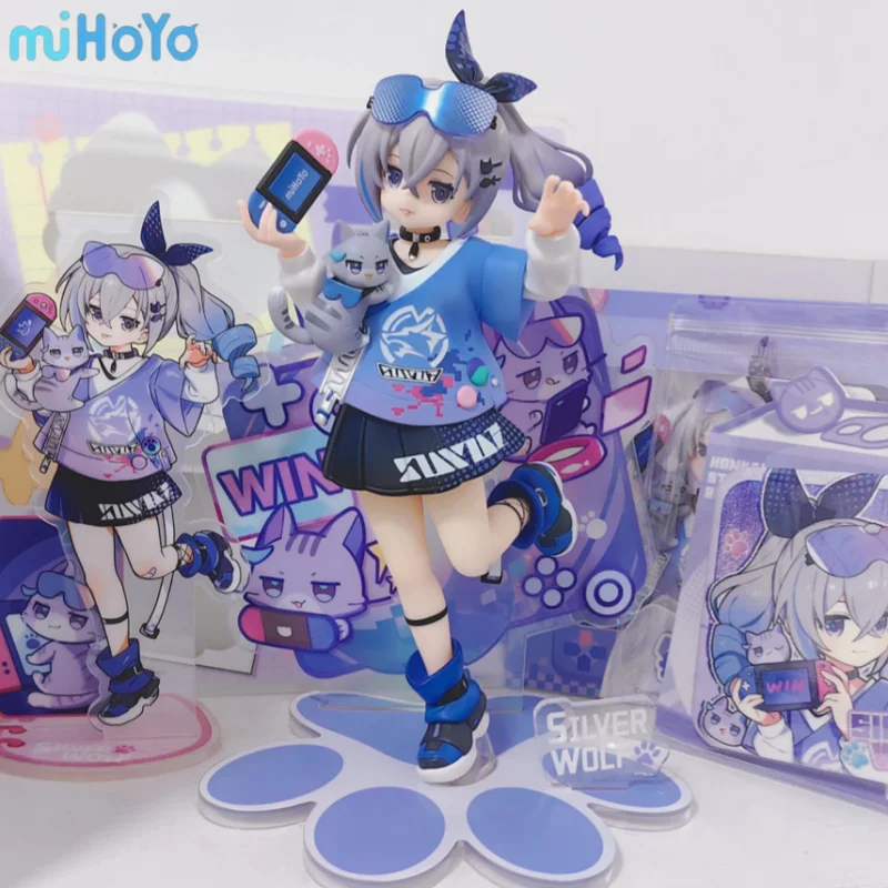 MiHoYo Honkai Star Rail Silver Wolf Figure Little Cute Cat Series Anime Collectible Statue Tabletop Decor For Anime Game Fans
MiHoYo Honkai Star Rail Silver Wolf Figure Little Cute Cat Series Anime Collectible Statue Tabletop Decor For Anime Game Fans