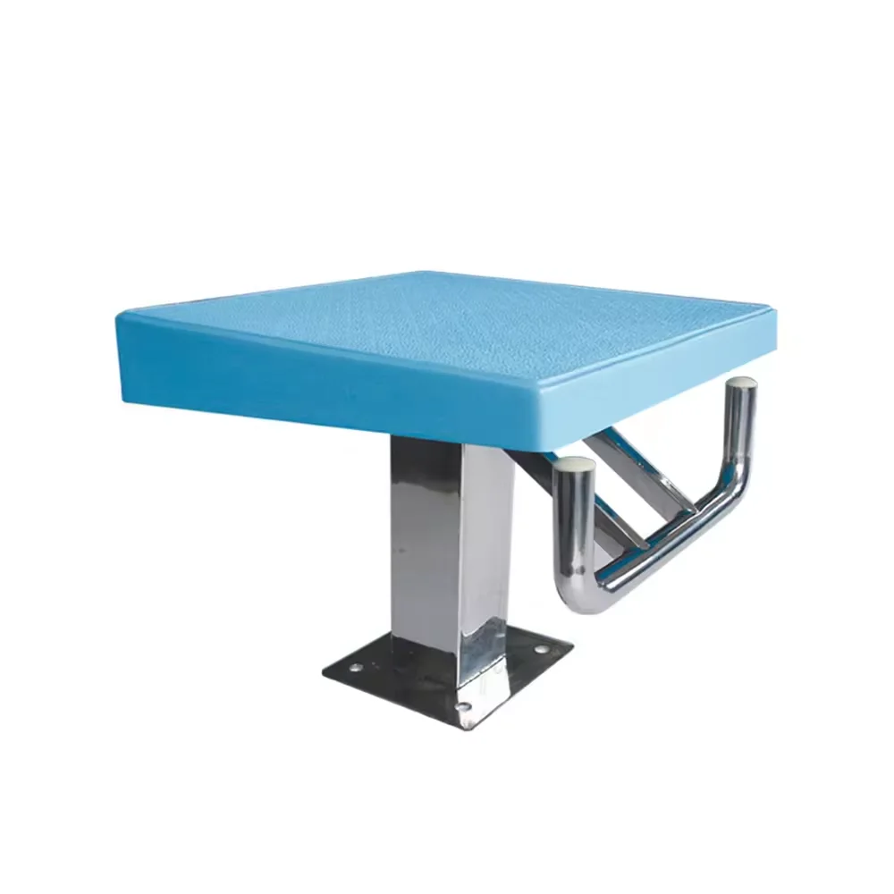Pool Competition Training Swimming Pool Stainless Steel Starting Block Diving Board Platform
Pool Competition Training Swimming Pool Stainless Steel Starting Block Diving Board Platform