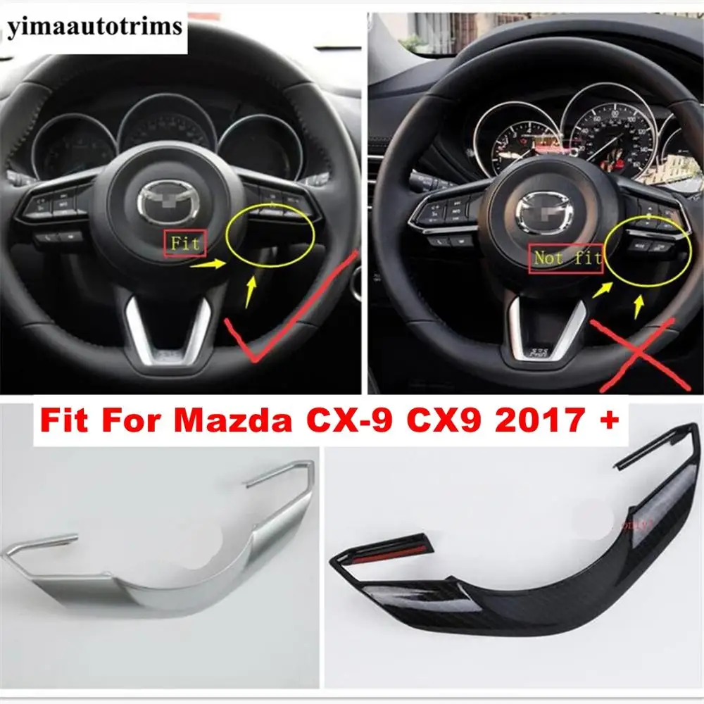 Авто Рулевое колесо Кнопка украшения Рамка Накладка подходит для Mazda CX-9 CX9 2017 2018 2019 2020 ABS Матовый/углеродное волокно вид
Авто Рулевое колесо Кнопка украшения Рамка Накладка подходит для Mazda CX-9 CX9 2017 2018 2019 2020 ABS Матовый/углеродное волокно вид