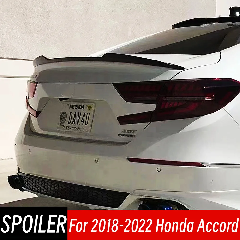 For Honda Accord 2018 19 20 21 22 Rear Trunk Lid Boot Ducktail Spoiler Wings Car Black Carbon Exterior Tuning Accessories Part
For Honda Accord 2018 19 20 21 22 Rear Trunk Lid Boot Ducktail Spoiler Wings Car Black Carbon Exterior Tuning Accessories Part
