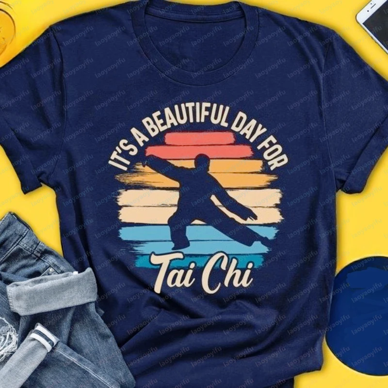 Это прекрасный день для Qigong, мужская и женская хлопковая футболка, креативный тренд, универсальные топы, винтажная классическая модная уличная одежда
Это прекрасный день для Qigong, мужская и женская хлопковая футболка, креативный тренд, универсальные топы, винтажная классическая модная уличная одежда