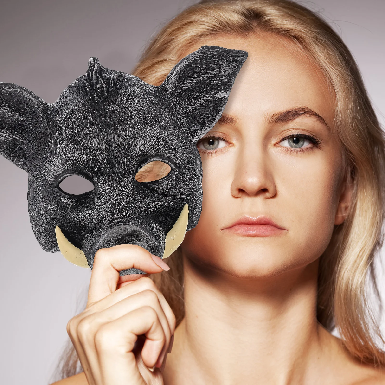 Animal Boar Mask Halloween Decorations Decorative Rabbit Black Pu Pig Masks for Adults Man
Animal Boar Mask Halloween Decorations Decorative Rabbit Black Pu Pig Masks for Adults Man