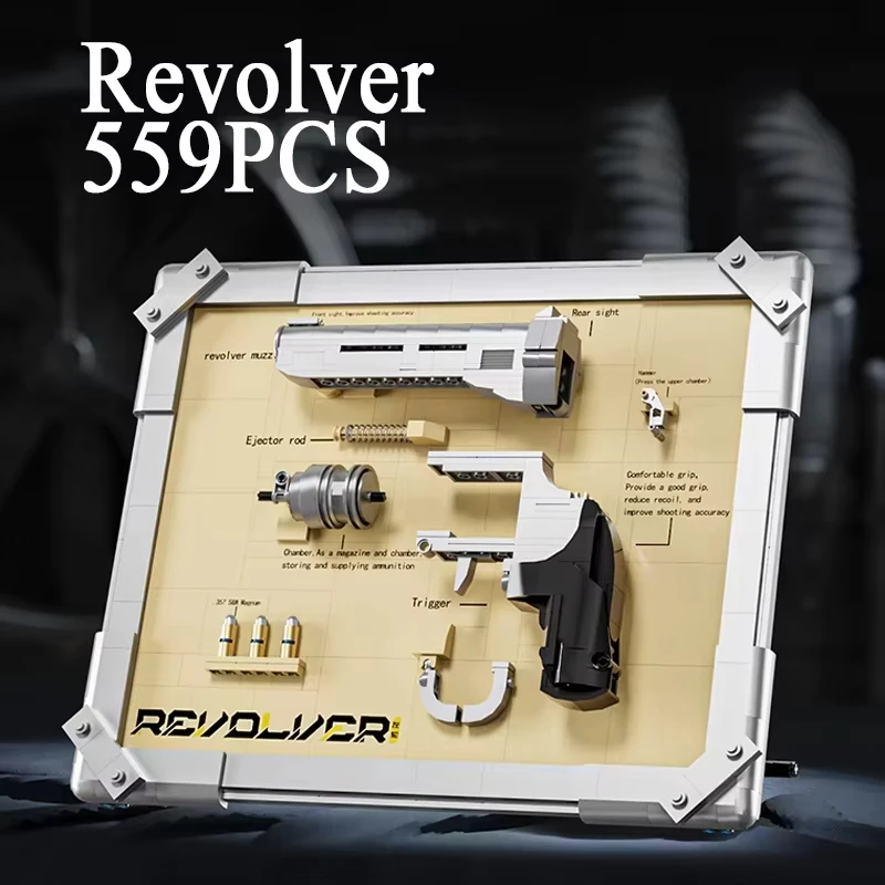 Mechanical Revolver Model Building Blocks MOC: Colt & Western Pistol Kits, Detailed Assembly Project for Adult Model Fans
Mechanical Revolver Model Building Blocks MOC: Colt & Western Pistol Kits, Detailed Assembly Project for Adult Model Fans
