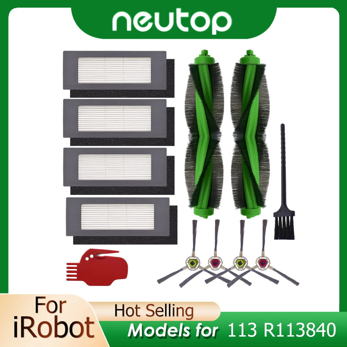 Main Roller Side Brush Filters Mop Compatible with Irobot Roomba Combo 113 R113840 Vacuum Cleaner Parts Replacement Accessories
Main Roller Side Brush Filters Mop Compatible with Irobot Roomba Combo 113 R113840 Vacuum Cleaner Parts Replacement Accessories