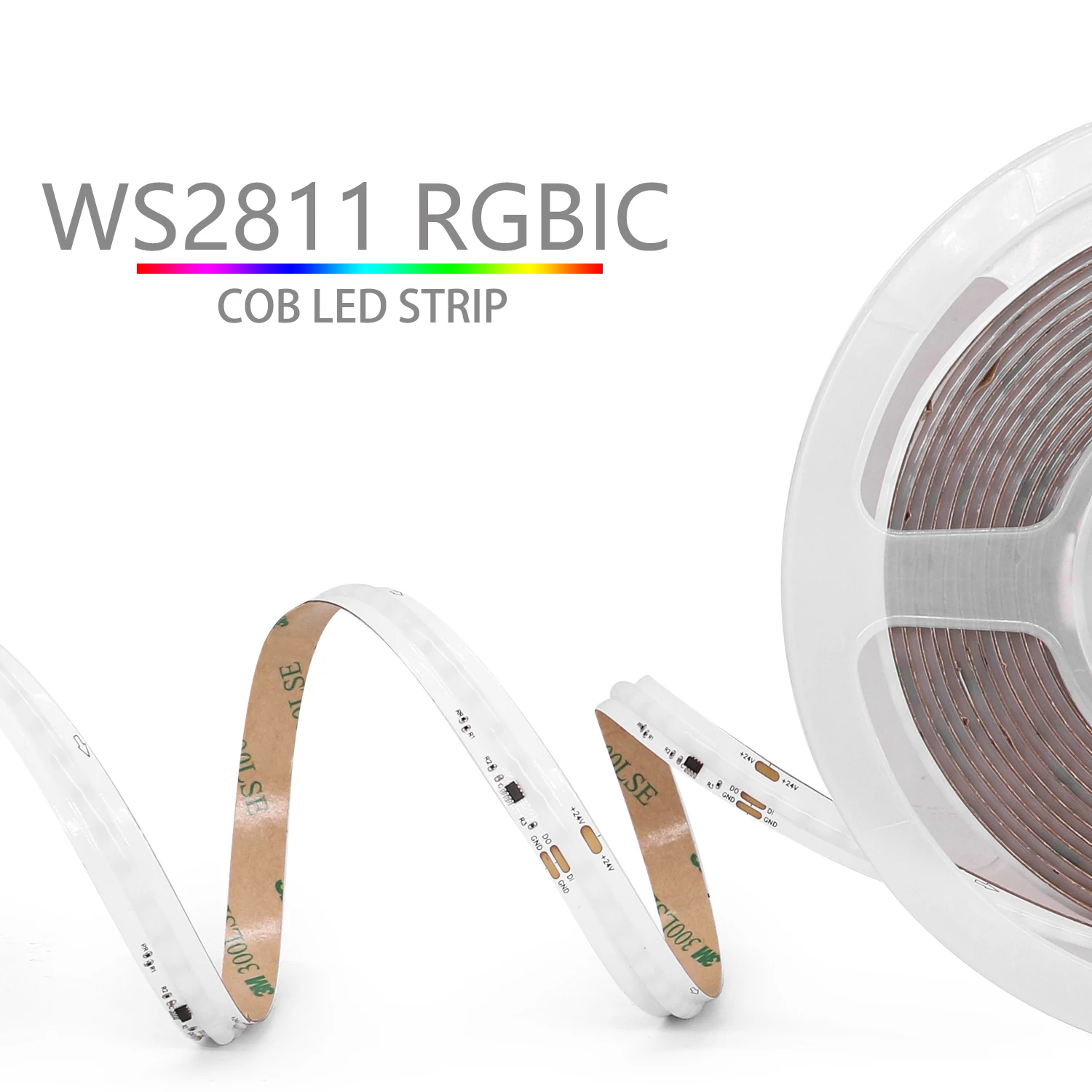 WS2811 FOB стандартная Светодиодная лента, Адресуемая RGBIC 480 светодиодов/м, 1 IC-контроль, 48 светодиодов, цвет мечты, 10 мм, гибкая лента высокой плотности RA90, 24 В постоянного тока
WS2811 FOB стандартная Светодиодная лента, Адресуемая RGBIC 480 светодиодов/м, 1 IC-контроль, 48 светодиодов, цвет мечты, 10 мм, гибкая лента высокой плотности RA90, 24 В постоянного тока