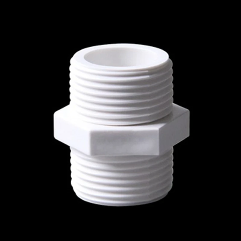 5Pcs White 1/2''-2" Male Thread PVC Pipe Fittings Adapters Water Connectors Garden Fittings Water Tube Accessasions
5Pcs White 1/2''-2" Male Thread PVC Pipe Fittings Adapters Water Connectors Garden Fittings Water Tube Accessasions